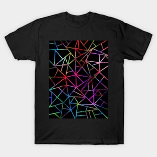 WEBBED Geometric Abstract Design T-Shirt